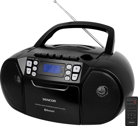 Изображение Radioodtwarzacz Sencor SPT 3907B CD Bluetooth MP3 i USB