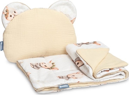 Attēls no Sensillo KOMPLET MULINOWY DO WÓZKA - KRÓLICZKI BEOWY