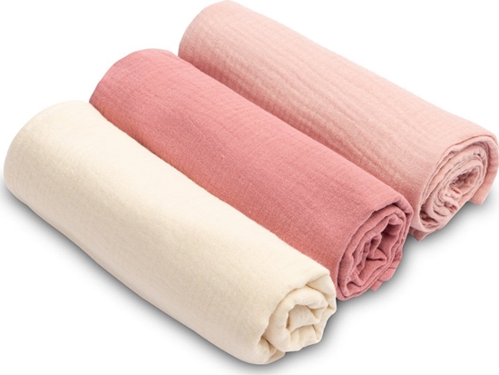 Picture of Sensillo PIELUCHA MULINOWA JEDNOLITA RÓOWA (Opak - 3 szt)