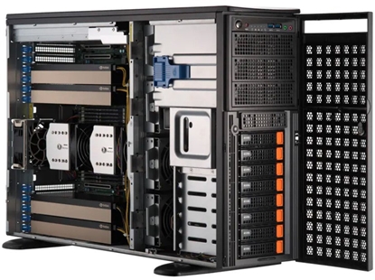 Picture of Serwer SuperMicro Supermicro Barebone GPU SuperServer 4U Dual Sockel 4677 SYS-741GE-TNRT -