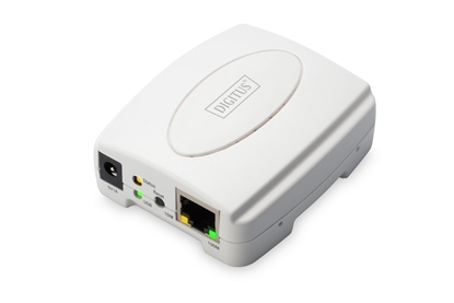Attēls no Digitus Fast Ethernet Print Server, USB 2.0