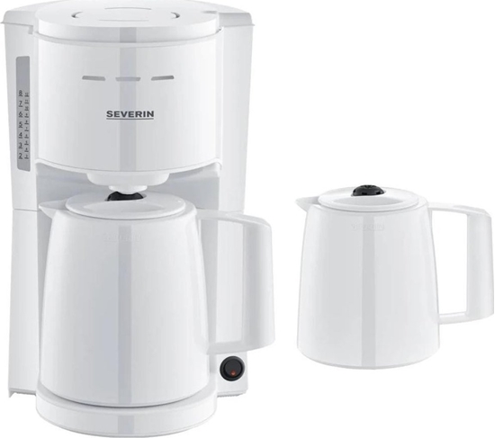 Picture of Severin KA 9309 white Filter Coffee Maker with 2 Pots