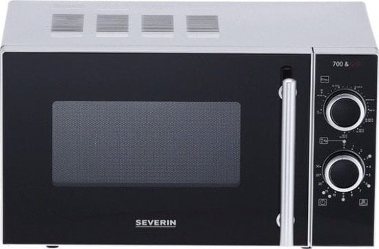Picture of Severin MW 7771 black/silver 2 in 1 with Grill Function
