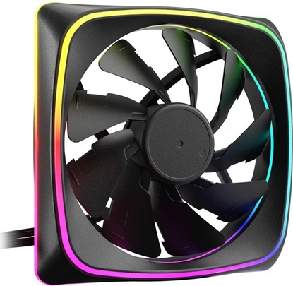 Picture of Sharkoon Lüfter  120*120*25 SHARK Lights       PWM RGB schwa