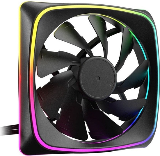 Изображение Sharkoon Lüfter  120*120*25 SHARK Lights       PWM RGB schwa