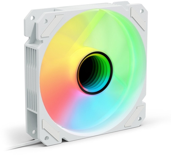 Изображение Sharkoon SHARK Mirror PWM RGB Obudowa komputera Wentylator 12 cm Biay 1 szt.