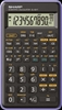 Picture of Sharp EL-501T calculator Pocket Scientific Black, Purple