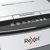 Picture of Rexel Optimum AutoFeed+ 50X Paper Shredder Cross cut shredding 4x28mm P-4 20L 55dB, Grey/Black