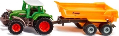 Изображение Siku SIKU 1605 Traktor FENDT 926 cignik rolniczy +Wywrotka Krampe pojazd metal
