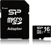 Picture of Silicon power 16 GB, MicroSDHC, Flash memory class 10, SD adapter