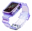 Picture of Silikonowa opaska pasek bransoleta bransoletka etui Strap Light Set do zegarka Apple Watch 38 mm - fioletowa