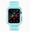 Изображение Silikonowa opaska pasek bransoleta bransoletka etui Strap Light Set do zegarka Apple Watch 40 mm - niebieska