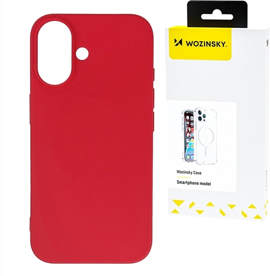 Picture of Wozinsky Wozinsky Silicone Case for Samsung Galaxy S25 - Red