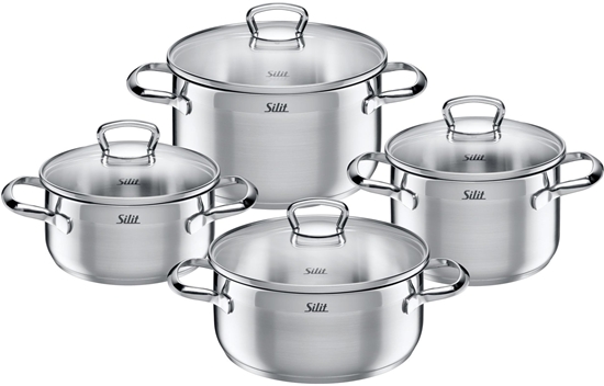 Picture of Silit Pot Set Toskana 4pcs stainless steel (7116001667)
