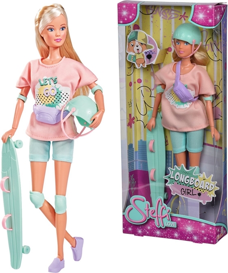 Picture of Simba SIMBA Lalka Steffi na Longboardzie