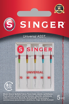 Изображение Singer Universal Needle ASST 5PK for Woven Fabrics