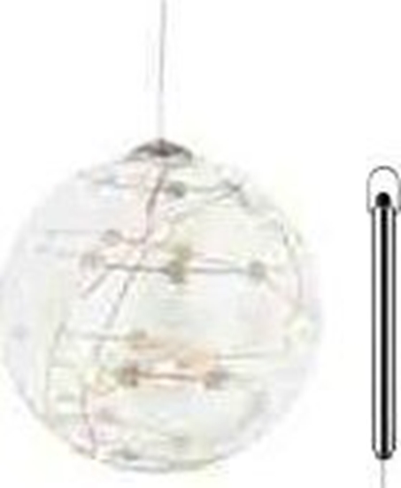 Picture of Sirius Home Sweet Christmas Ball, Light decoration figure, Transparent, Glass, 8 bulb(s), LED, Battery