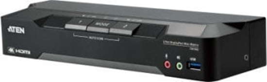 Picture of System przekazu sygnau AV Aten ATEN CM1942 KVMP-Switch 2-port, DisplayPort, USB 3.1, 4K