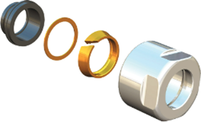 Picture of Skrūv. eirokon. piesl CU/karbona caurul. D15mm M22