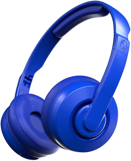 Picture of Skullcandy Wireless Headphones Cassette Wireless/Wired, On-Ear, Microphone, 3.5 mm, Bluetooth, Blue