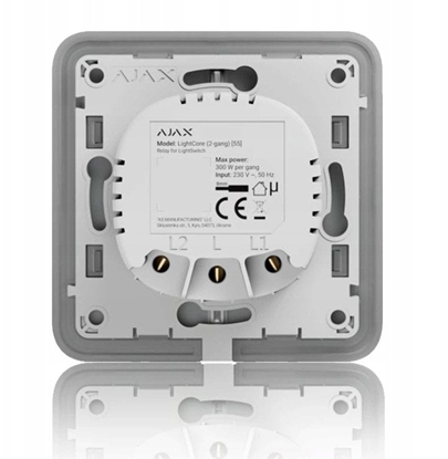Attēls no SMART HOME LIGHTCORE 2GANG/45111 AJAX