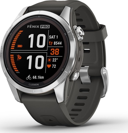Picture of Garmin Fenix 7S Pro Solar (20mm) graphite/steel