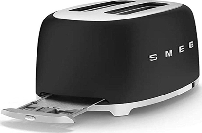 Picture of SMEG TSF01BLMEU Toaster schwarz matt