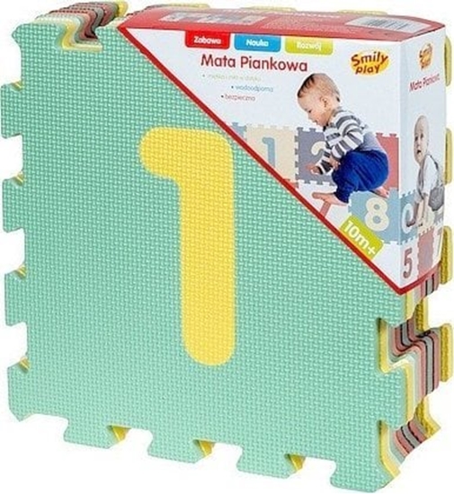 Изображение Smily Play Mata piankowa pastelowa Cyfry