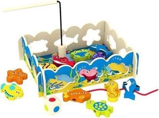 Изображение Smily Play Smily Play Drewniana Gra owienie Ryb 3w1 Sorter uniwersalny