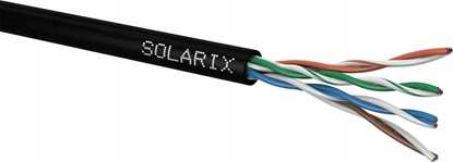 Picture of Solarix Instalaní kabel Solarix venkovní UTP, Cat5E, drát, PE, box 100m SXKD-5E-UTP-PE