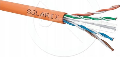 Picture of Solarix SXKD-6-UTP-LSOHFR-B2ca CAT6 UTP LSOH LSOHFR B2ca s1a d1 a1 500m reel orange