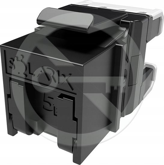 Picture of Solarix Szybko-zaciskowy keystone Solarix CAT5E UTP RJ45 czarny