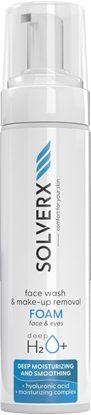 Picture of Solverx Deep H2O+ Pianka do mycia i demakijau twarzy gboko nawilajca 200ml