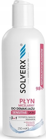 Picture of Solverx Sensitive Skin pyn micelarny do demakijau twarzy 250 ml