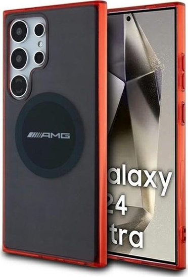 Picture of Sourcing AMG AMHMS24L23HBCK S24 Ultra S928 black/black hardcase Transparent Bicolor MagSafe