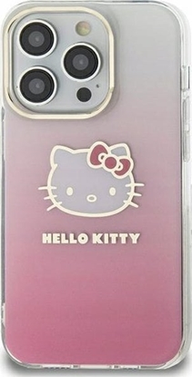 Attēls no Sourcing Hello Kitty HKHCN61HDGKEP iPhone 11 / Xr 6.1" pink/pink hardcase IML Gradient Electrop Kitty Head
