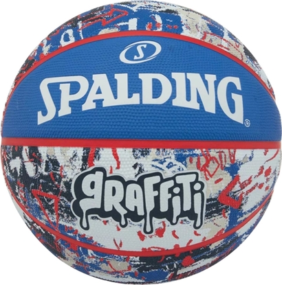 Attēls no Spalding Spalding Graffiti Ball 84377Z szary 7