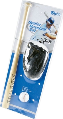 Изображение Spartan Zestaw do baseballa kij pika i rkawica Senior SPARTAN