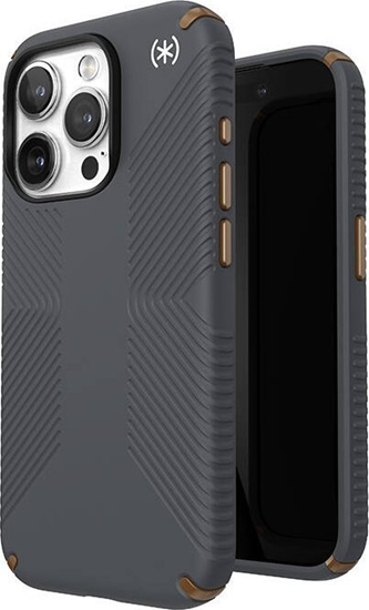 Picture of Speck Speck Presidio2 Grip - Etui iPhone 15 Pro (Charcoal Grey / Cool Bronze / White)