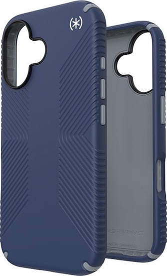 Изображение Speck Speck Presidio2 Grip - Etui iPhone 16 (Coastal Blue / Dust Grey / White)