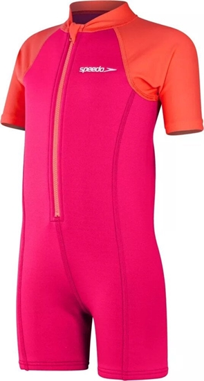 Изображение Speedo Dziecicy strój kpielowy Speedo LTS WSUT 1PC IF cherry pink/coral rozmiar 3