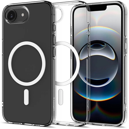 Attēls no Spigen Crystal Flex MagSafe, clear white - iPhone 16e