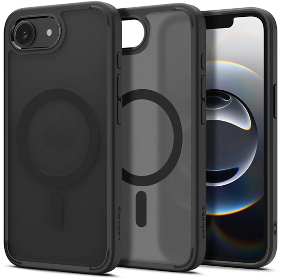Picture of Spigen Crystal Hybrid MagSafe, frost black - iPhone 16e