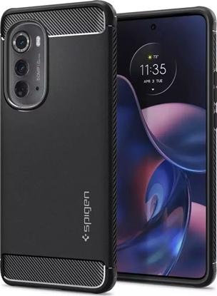 Attēls no Spigen Etui Spigen Rugged Armor do Motorola Edge 2022 Matte Black