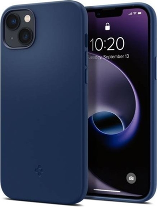 Attēls no Spigen Etui Spigen Silicone Fit Mag MagSafe Apple iPhone 14 Plus Navy Blue