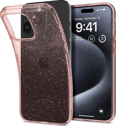 Attēls no Spigen Liquid Crystal Glitter, rose quartz - iPhone 15 Pro