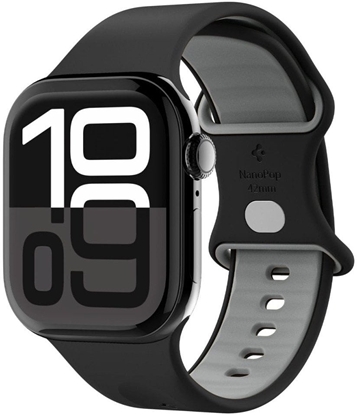 Attēls no SPIGEN NANO POP APPLE WATCH 6 / 7 / 8 / 9 / 10 / SE (40 / 41 / 42 MM) BLACK SESAME