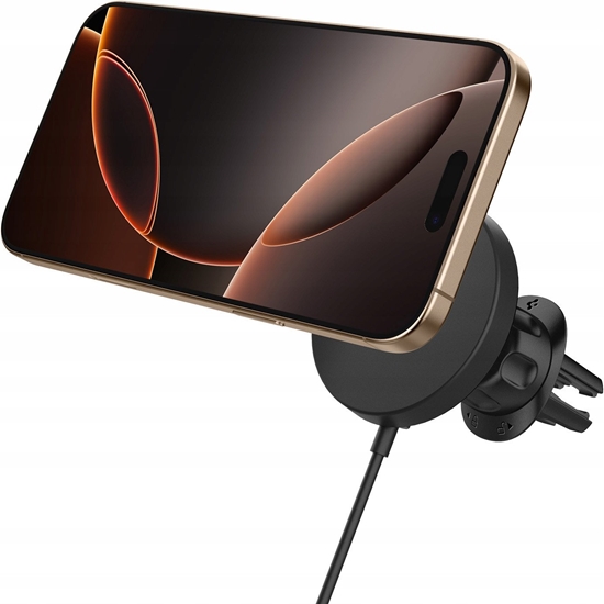 Picture of Spigen OneTap Pro 4 MagSafe Car Mount Charger, black - Wireless / Air Vent