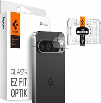 Изображение Spigen OSONA APARATU SPIGEN OPTIK.TR EZ FIT CAMERA PROTECTOR 2-PACK GOOGLE PIXEL 9 PRO CRYSTAL CLEAR