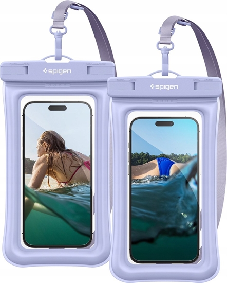 Picture of Spigen Spigen Aqua Shield WaterProof Floating Case A610 2 Pack, aqua blue